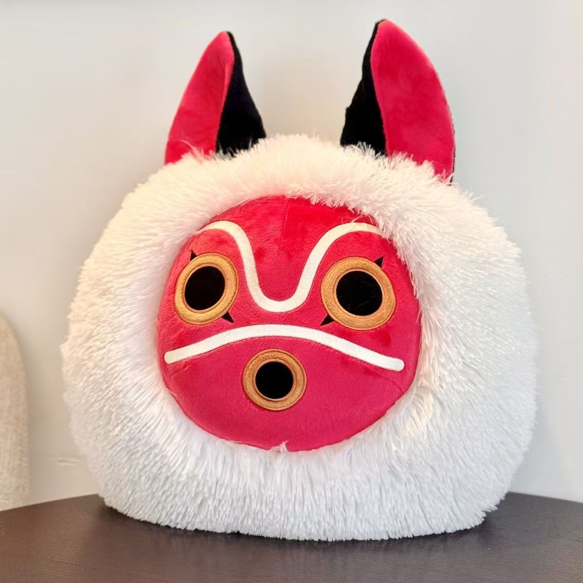 Princess Mononoke Mask Plush Pillow